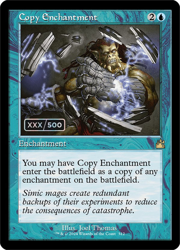 Copy Enchantment (Retro) (Serialized) [Ravnica Remastered] | Game Master's Emporium (The New GME)