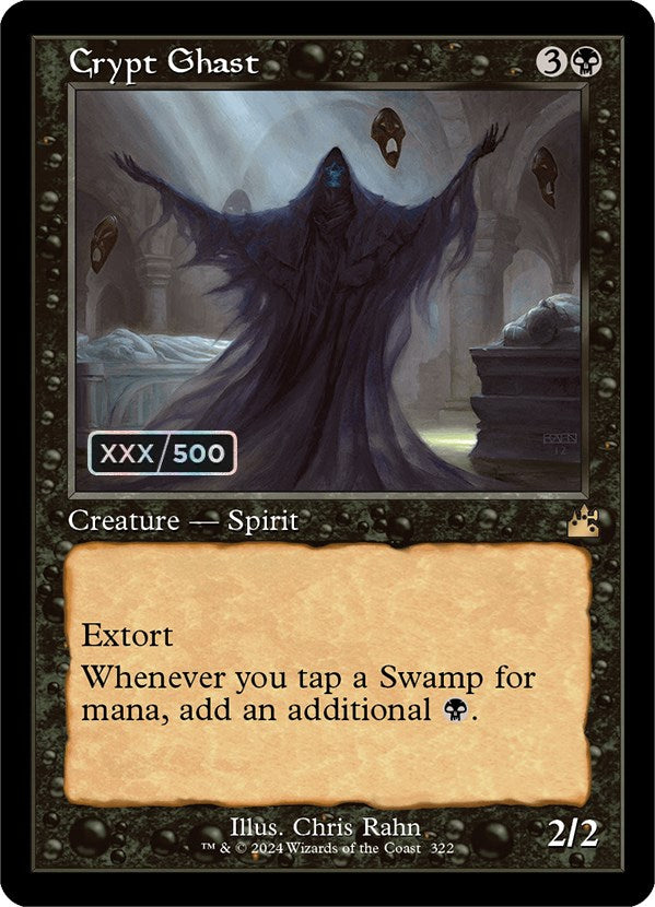 Crypt Ghast (Retro) (Serialized) [Ravnica Remastered] | Game Master's Emporium (The New GME)