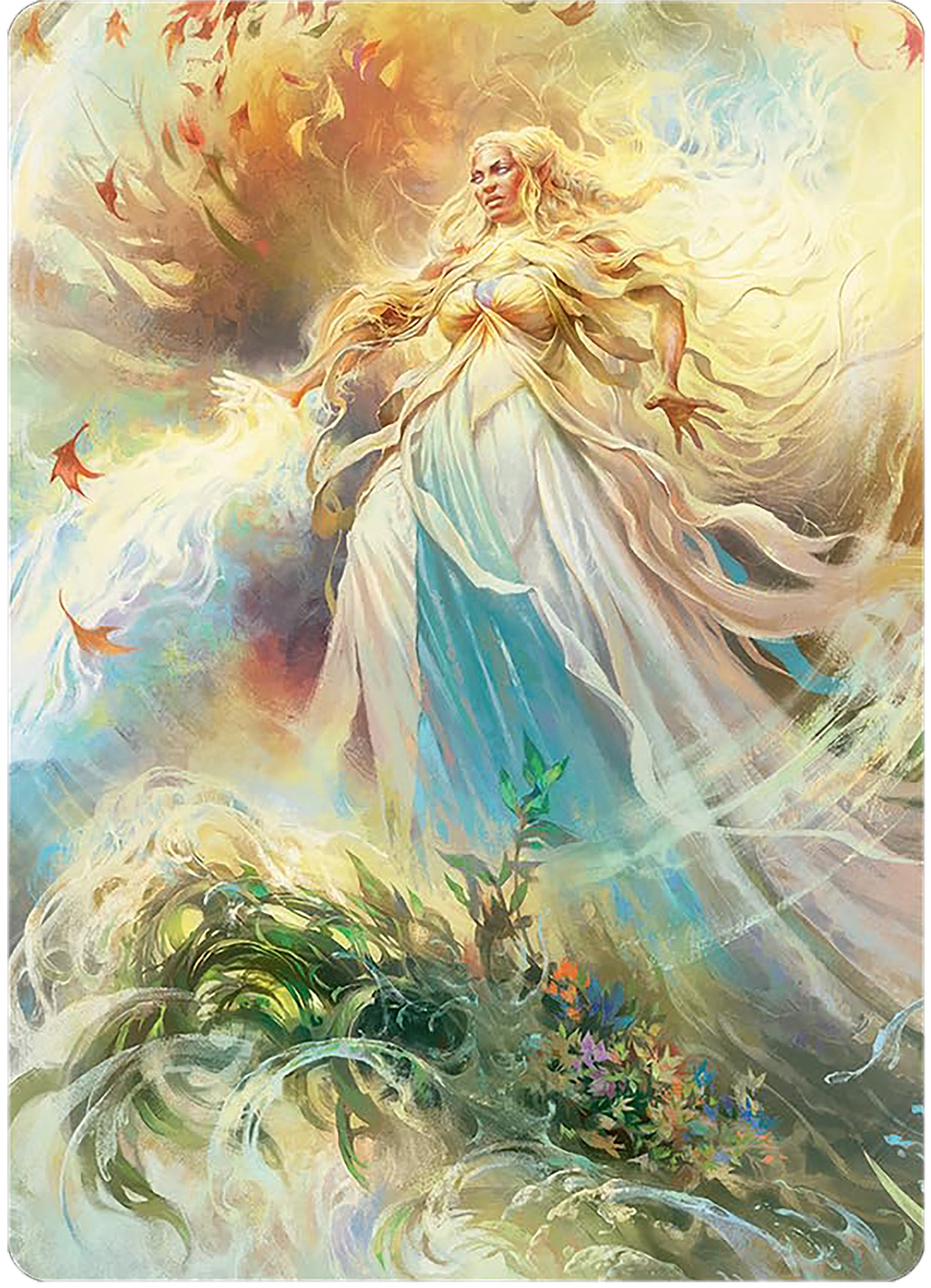 Galadriel, Light of Valinor Art Card [The Lord of the Rings: Tales of Middle-earth Art Series] | Game Master's Emporium (The New GME)