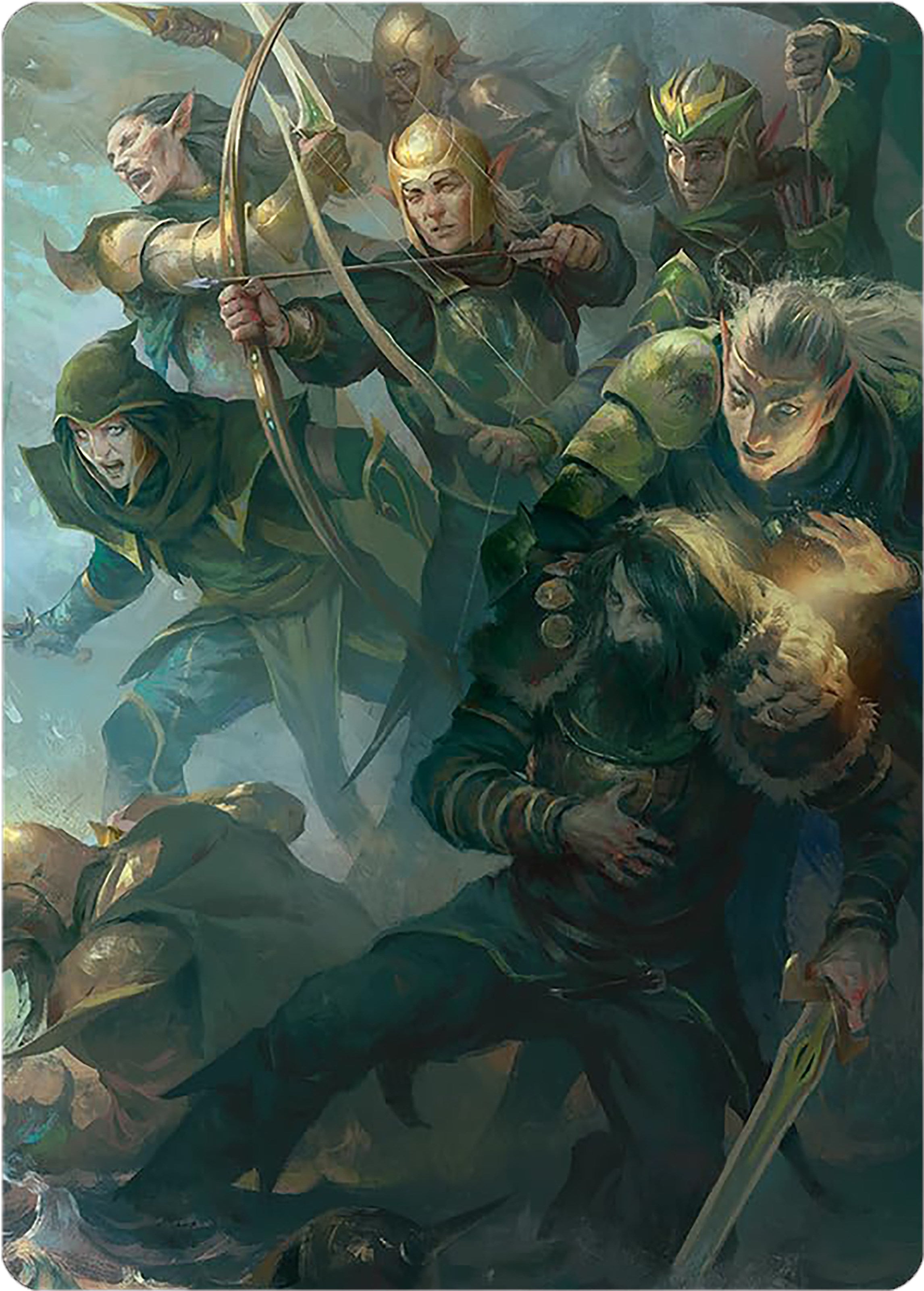 Galadhrim Brigade Art Card [The Lord of the Rings: Tales of Middle-earth Art Series] | Game Master's Emporium (The New GME)