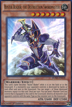 Buster Blader, the Destruction Swordmaster [BOSH-EN018] Ultra Rare | Game Master's Emporium (The New GME)