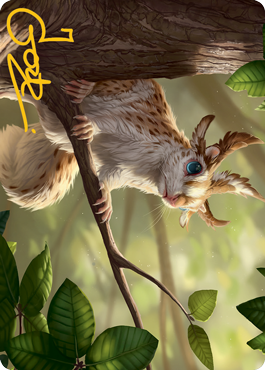 Squirrel Sovereign Art Card (Gold-Stamped Signature) [Modern Horizons 2 Art Series] | Game Master's Emporium (The New GME)