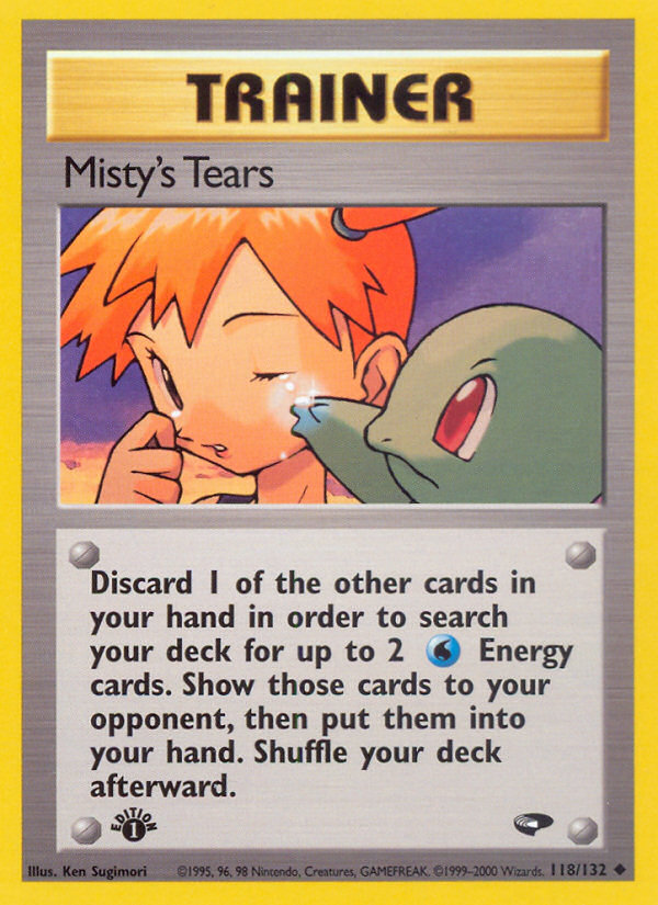 Misty's Tears (118/132) [Gym Challenge 1st Edition] | Game Master's Emporium (The New GME)