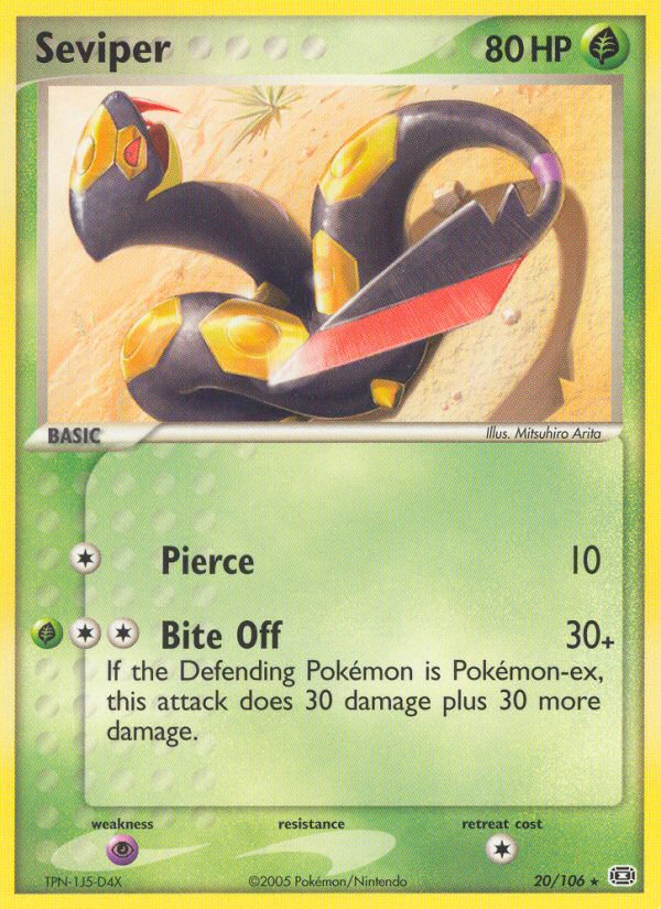 Seviper (20/106) [EX: Emerald] | Game Master's Emporium (The New GME)