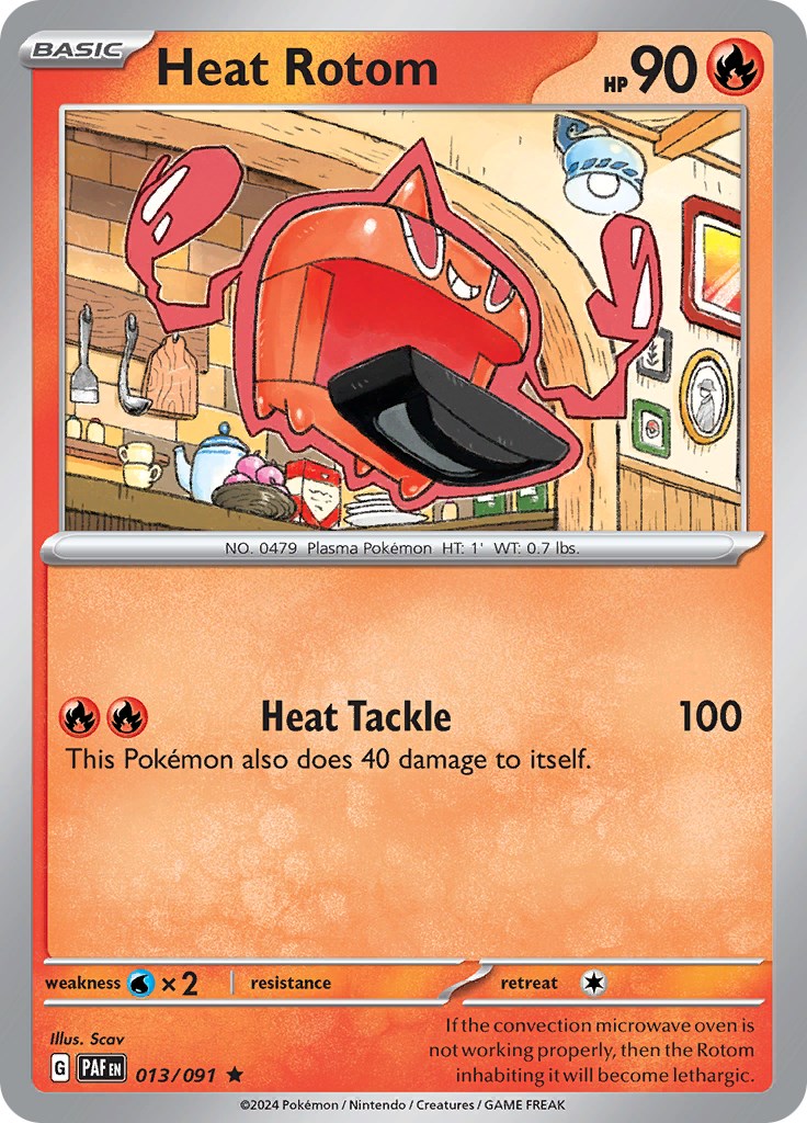 Heat Rotom (013/091) [Scarlet & Violet: Paldean Fates] | Game Master's Emporium (The New GME)