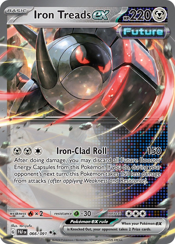 Iron Treads ex (066/091) [Scarlet & Violet: Paldean Fates] | Game Master's Emporium (The New GME)