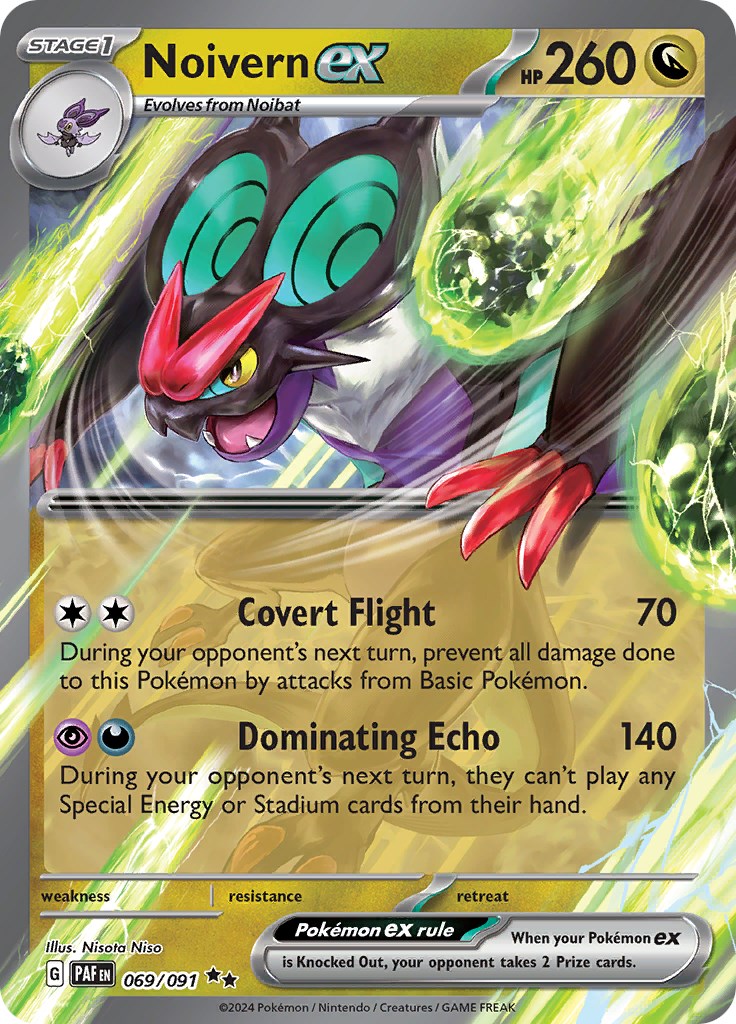 Noivern ex (069/091) [Scarlet & Violet: Paldean Fates] | Game Master's Emporium (The New GME)