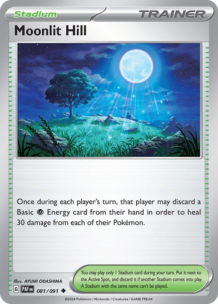 Moonlit Hill (081/091) [Scarlet & Violet: Paldean Fates] | Game Master's Emporium (The New GME)