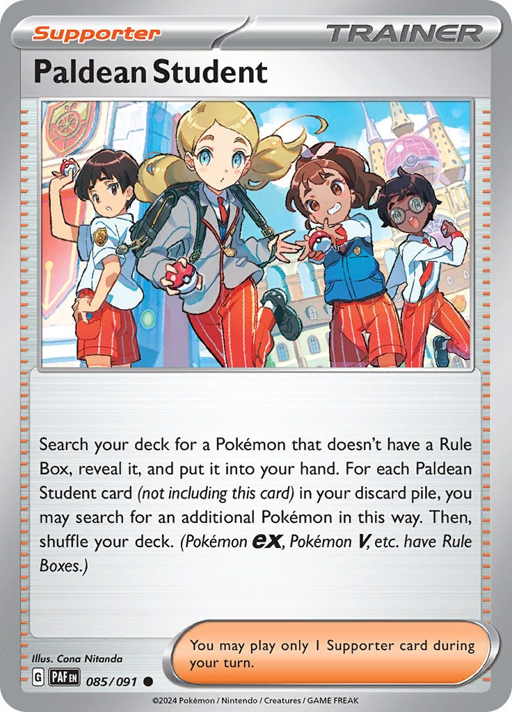 Paldean Student (085/091) [Scarlet & Violet: Paldean Fates] | Game Master's Emporium (The New GME)