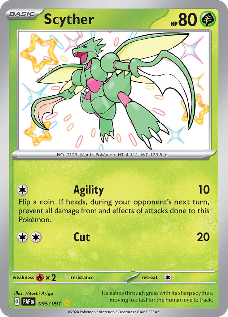 Scyther (095/091) [Scarlet & Violet: Paldean Fates] | Game Master's Emporium (The New GME)