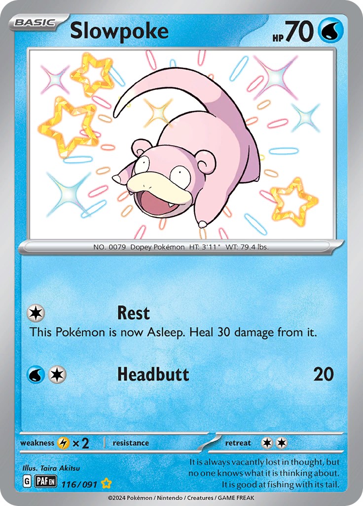 Slowpoke (116/091) [Scarlet & Violet: Paldean Fates] | Game Master's Emporium (The New GME)