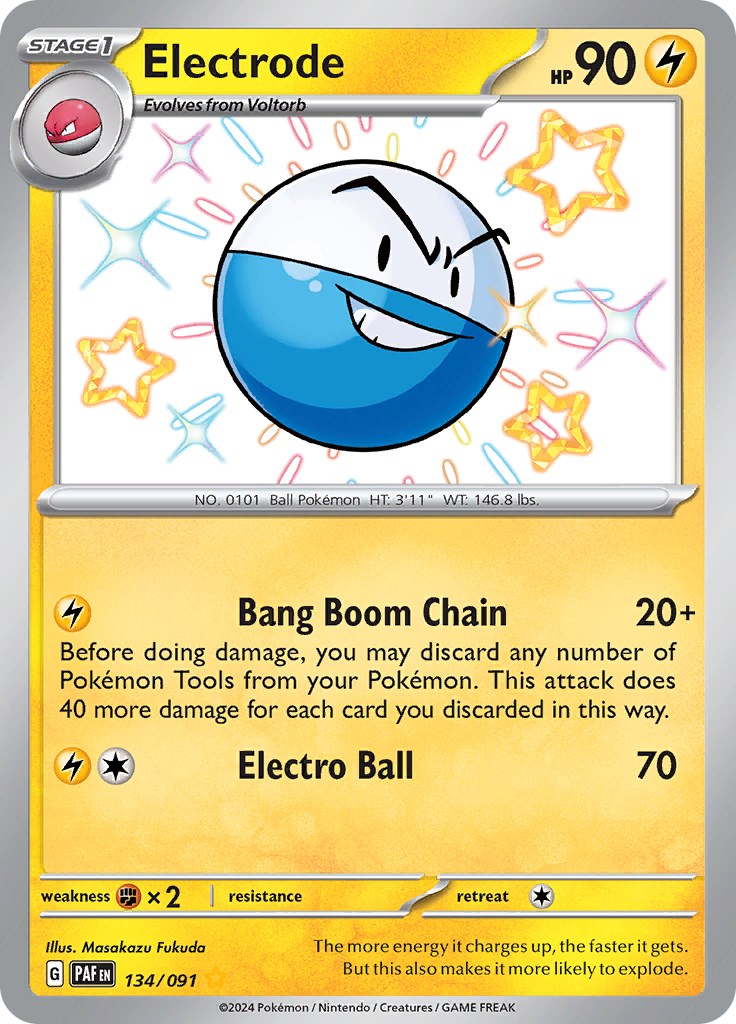 Electrode (134/091) [Scarlet & Violet: Paldean Fates] | Game Master's Emporium (The New GME)