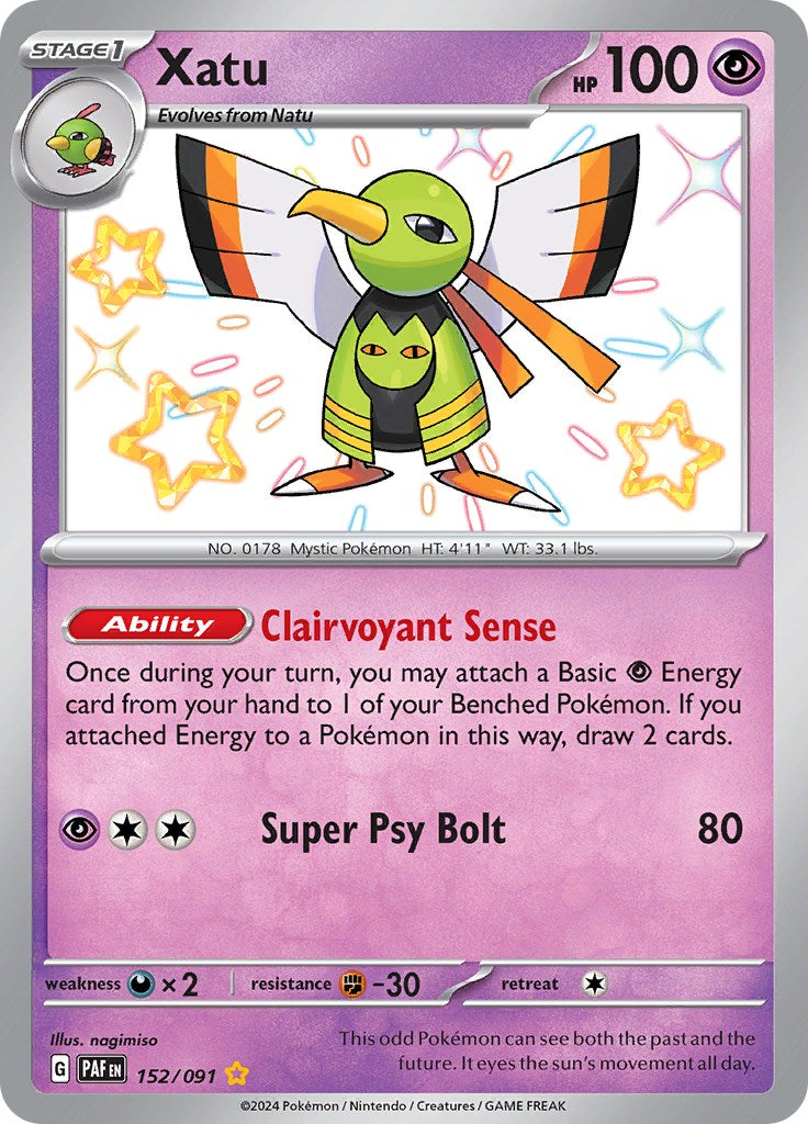 Xatu (152/091) [Scarlet & Violet: Paldean Fates] | Game Master's Emporium (The New GME)