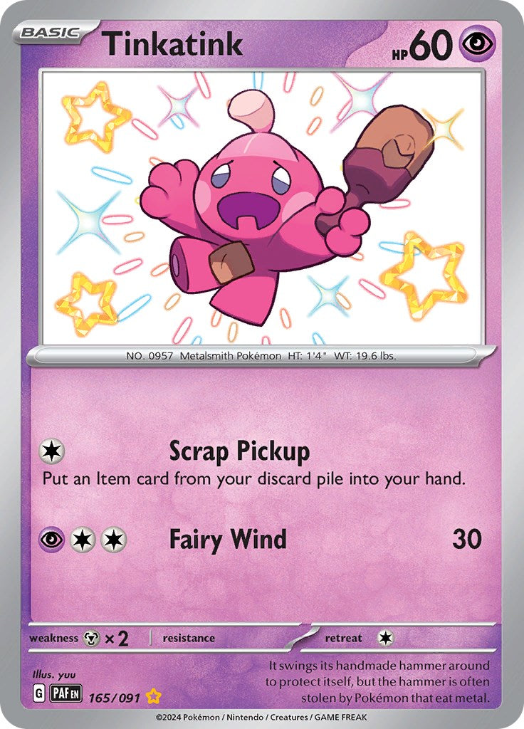 Tinkatink (165/091) [Scarlet & Violet: Paldean Fates] | Game Master's Emporium (The New GME)