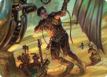 Mishra, Excavation Prodigy Art Card [The Brothers' War Art Series] | Game Master's Emporium (The New GME)