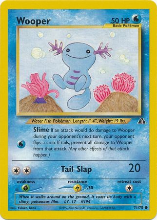 Wooper (71/75) [Neo Discovery Unlimited] | Game Master's Emporium (The New GME)