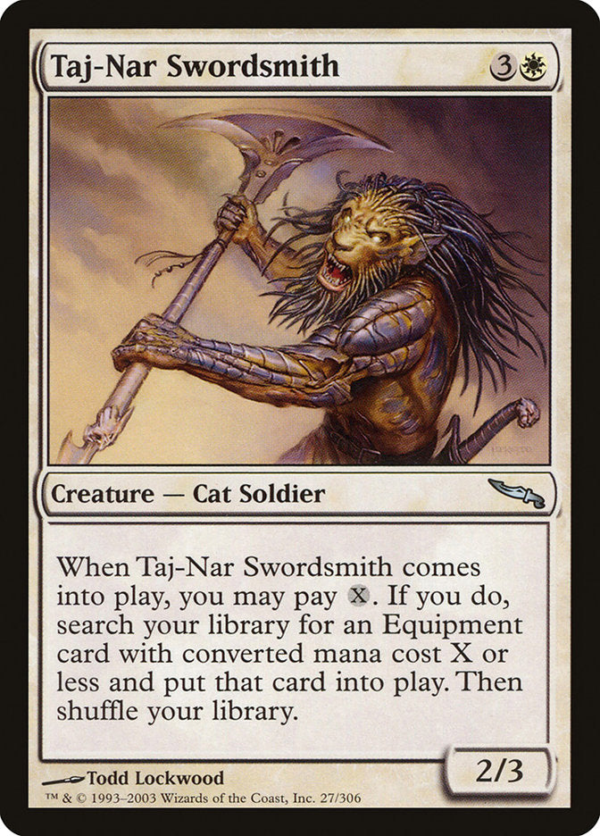 Taj-Nar Swordsmith [Mirrodin] | Game Master's Emporium (The New GME)