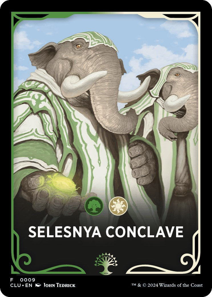 Selesnya Conclave Theme Card [Ravnica: Clue Edition Tokens] | Game Master's Emporium (The New GME)