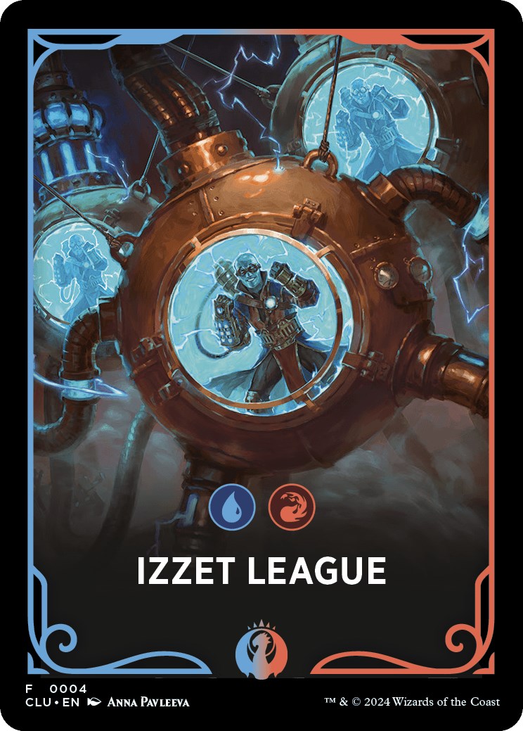 Izzet League Theme Card [Ravnica: Clue Edition Tokens] | Game Master's Emporium (The New GME)