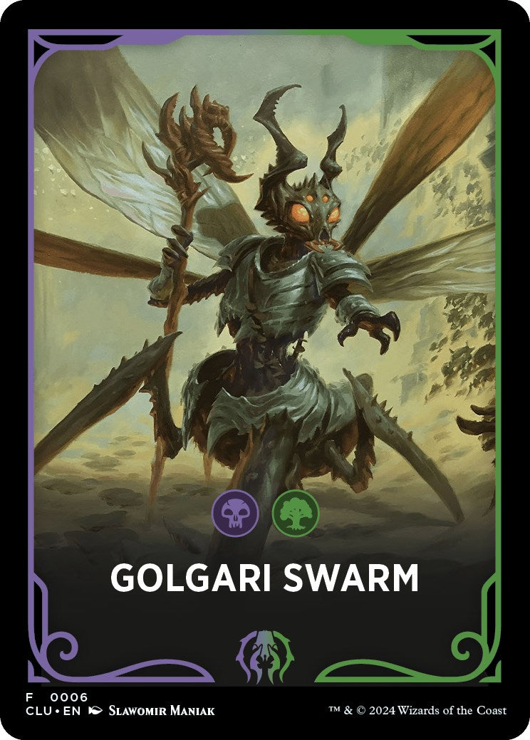 Golgari Swarm Theme Card [Ravnica: Clue Edition Tokens] | Game Master's Emporium (The New GME)