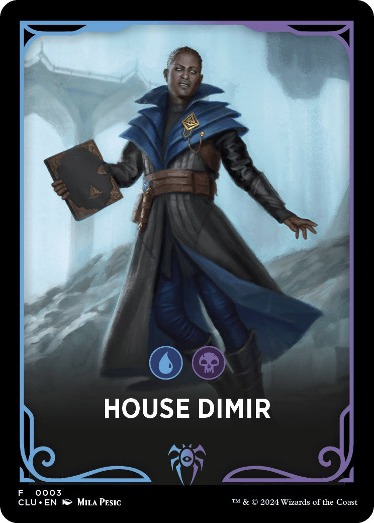 House Dimir Theme Card [Ravnica: Clue Edition Tokens] | Game Master's Emporium (The New GME)