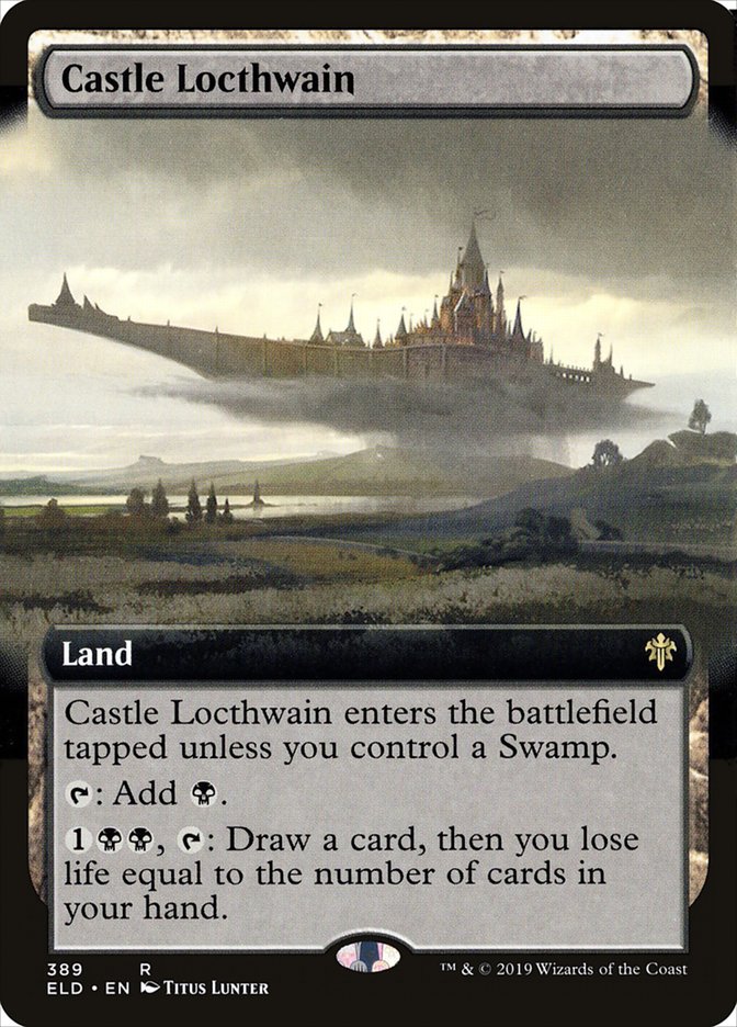 Castle Locthwain (Extended Art) [Throne of Eldraine] | Game Master's Emporium (The New GME)