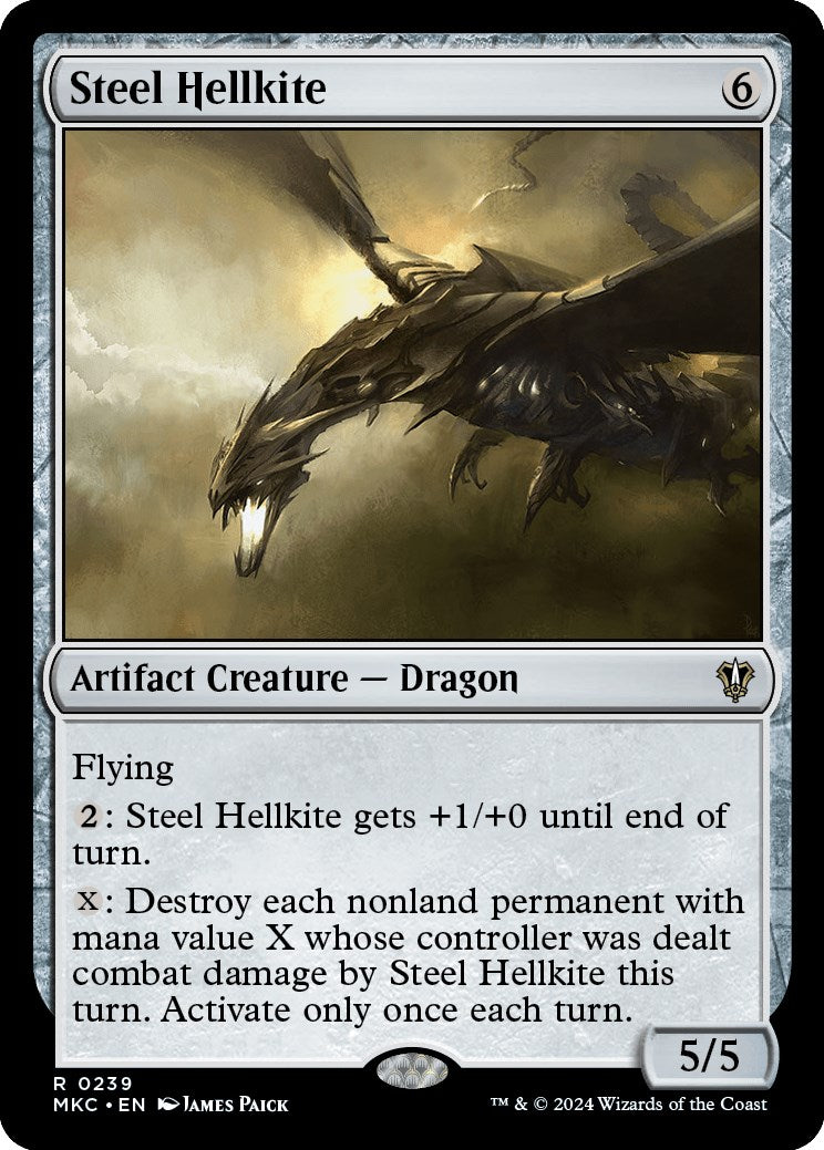 Steel Hellkite [Murders at Karlov Manor Commander] | Game Master's Emporium (The New GME)