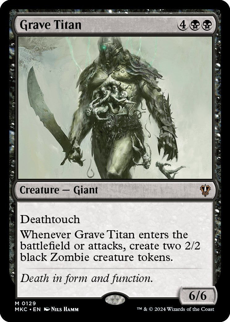 Grave Titan [Murders at Karlov Manor Commander] | Game Master's Emporium (The New GME)