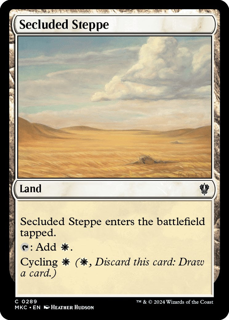 Secluded Steppe [Murders at Karlov Manor Commander] | Game Master's Emporium (The New GME)