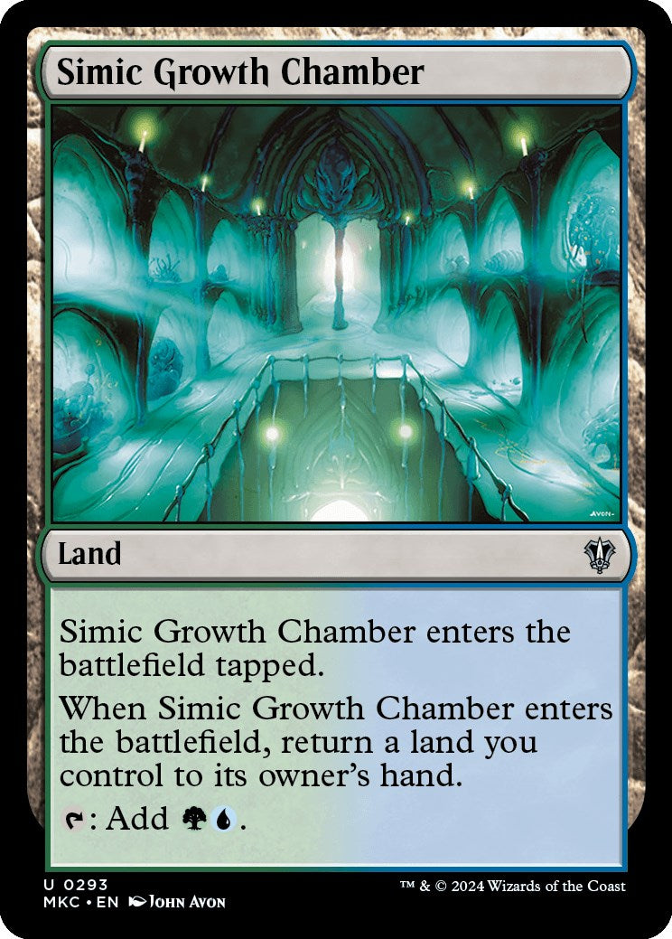 Simic Growth Chamber [Murders at Karlov Manor Commander] | Game Master's Emporium (The New GME)