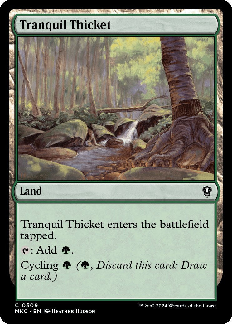 Tranquil Thicket [Murders at Karlov Manor Commander] | Game Master's Emporium (The New GME)