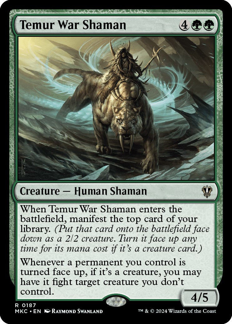 Temur War Shaman [Murders at Karlov Manor Commander] | Game Master's Emporium (The New GME)