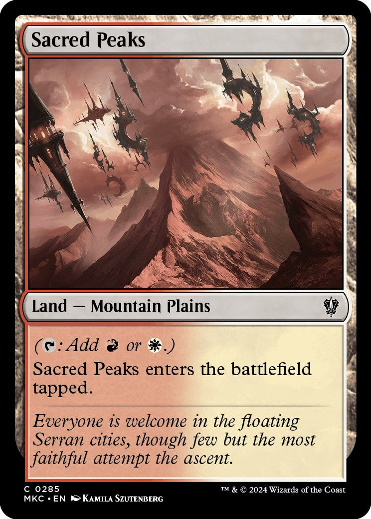 Sacred Peaks [Murders at Karlov Manor Commander] | Game Master's Emporium (The New GME)