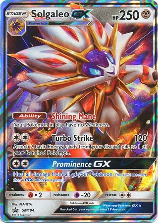 Solgaleo GX (SM104) (Jumbo Card) [Sun & Moon: Black Star Promos] | Game Master's Emporium (The New GME)