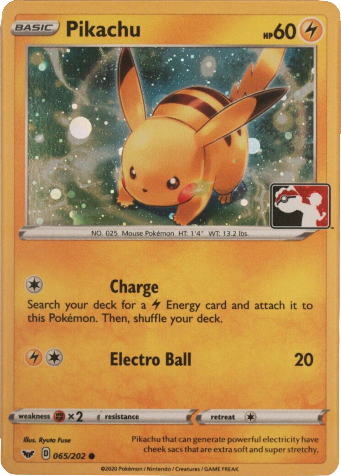 Pikachu (065/202) (Cosmos Holo) [League & Championship Cards] | Game Master's Emporium (The New GME)