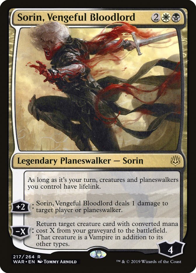 Sorin, Vengeful Bloodlord [War of the Spark] | Game Master's Emporium (The New GME)