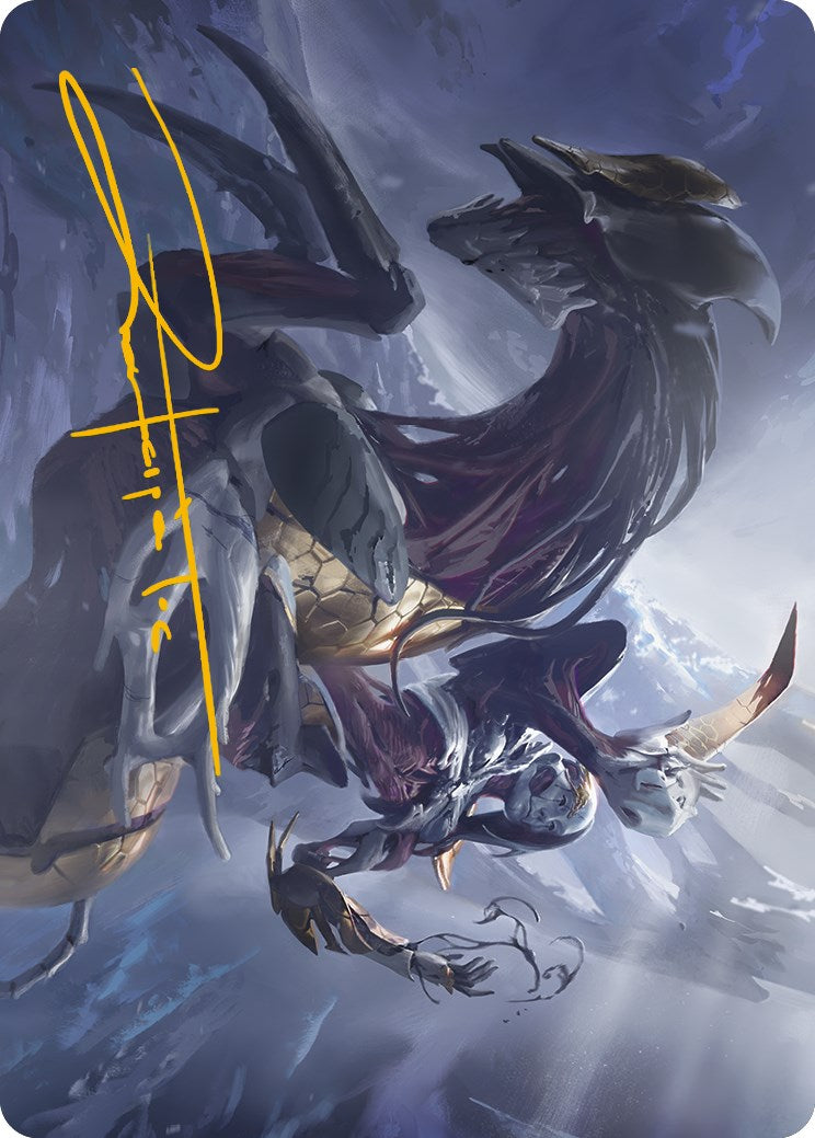 Ria Ivor, Bane of Bladehold Art Card (Gold-Stamped Signature) [Phyrexia: All Will Be One Art Series] | Game Master's Emporium (The New GME)