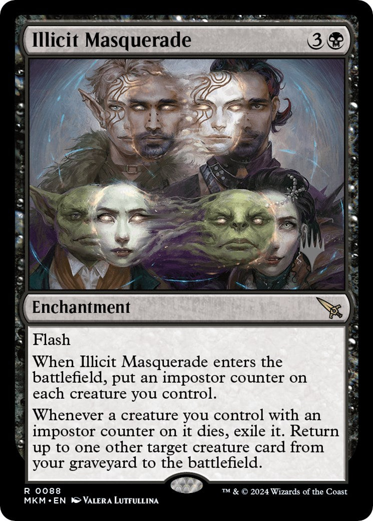 Illicit Masquerade (Promo Pack) [Murders at Karlov Manor Promos] | Game Master's Emporium (The New GME)