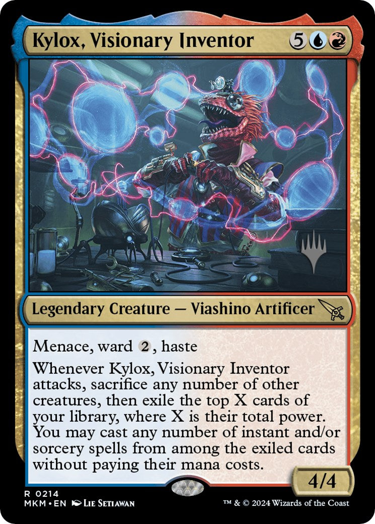 Kylox, Visionary Inventor (Promo Pack) [Murders at Karlov Manor Promos] | Game Master's Emporium (The New GME)