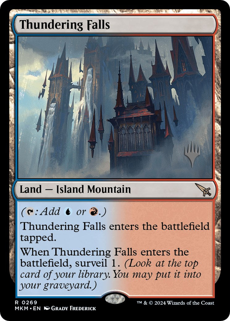 Thundering Falls (Promo Pack) [Murders at Karlov Manor Promos] | Game Master's Emporium (The New GME)
