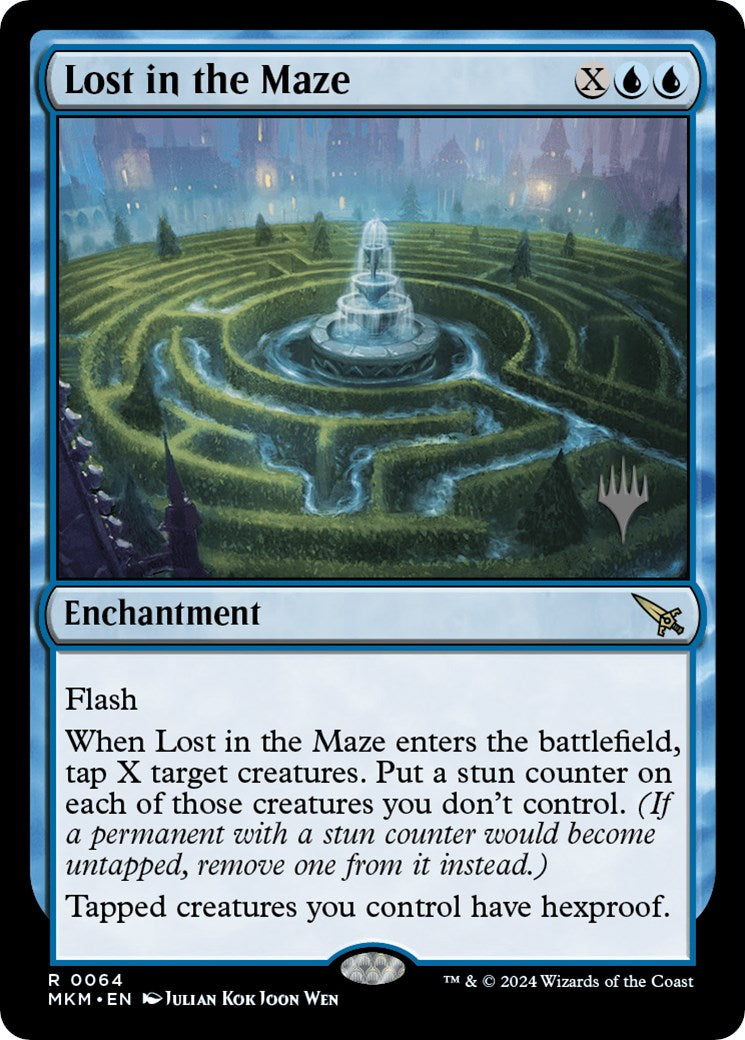 Lost in the Maze (Promo Pack) [Murders at Karlov Manor Promos] | Game Master's Emporium (The New GME)