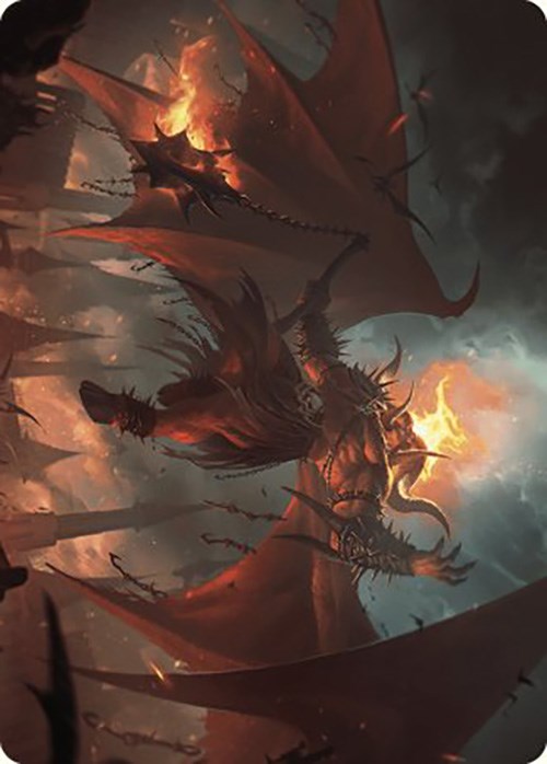 Rakdos, Patron of Chaos Art Card (22/49) [Murders at Karlov Manor Art Series] | Game Master's Emporium (The New GME)