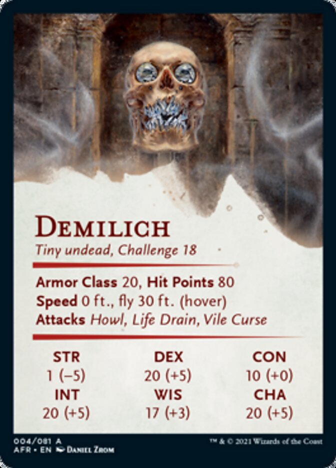 Demilich Art Card [Dungeons & Dragons: Adventures in the Forgotten Realms Art Series] | Game Master's Emporium (The New GME)