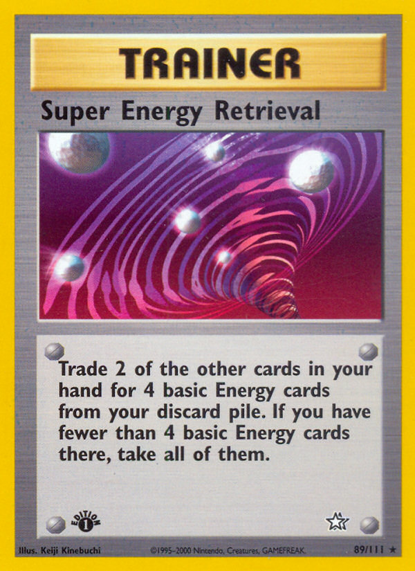 Super Energy Retrieval (89/111) [Neo Genesis 1st Edition] | Game Master's Emporium (The New GME)