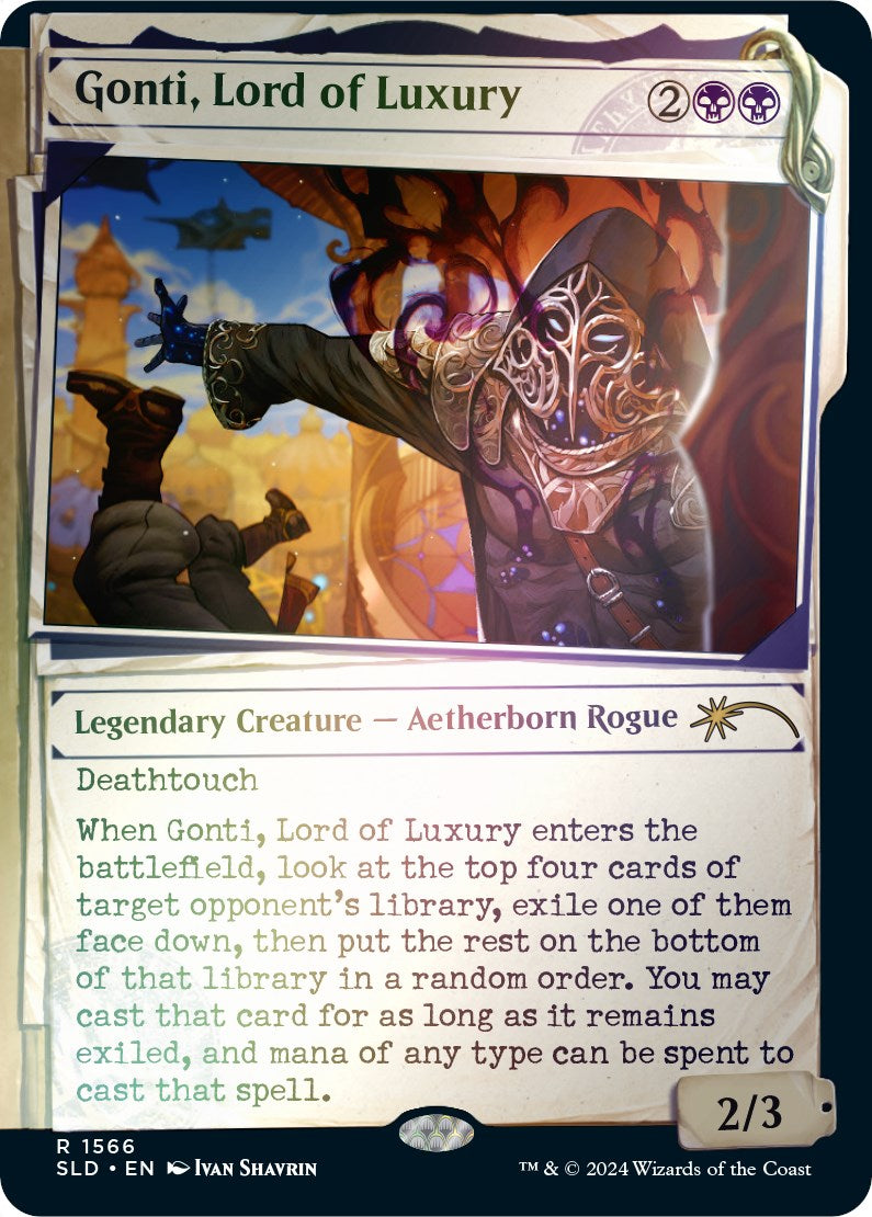 Gonti, Lord of Luxury (Rainbow Foil) [Secret Lair Drop Series] | Game Master's Emporium (The New GME)