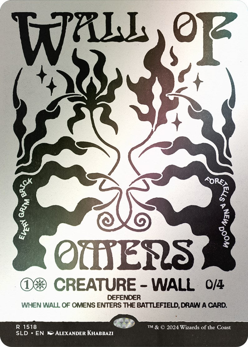 Wall of Omens (Rainbow Foil) [Secret Lair Drop Series] | Game Master's Emporium (The New GME)