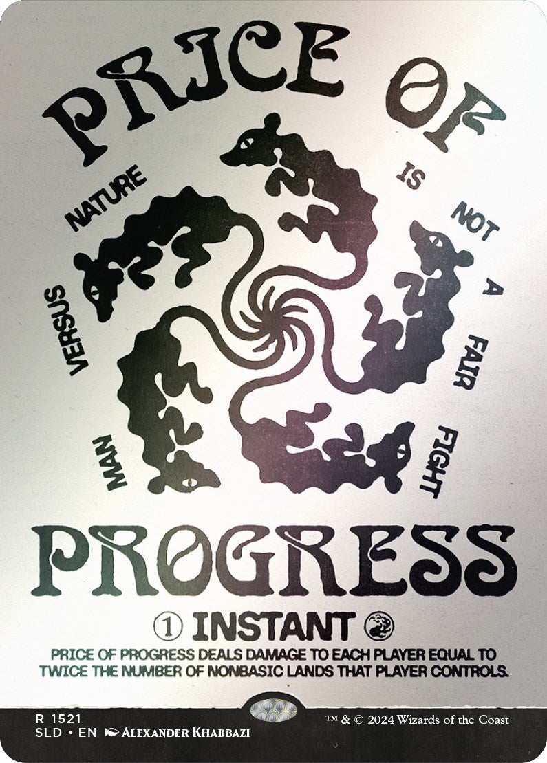 Price of Progress (Rainbow Foil) [Secret Lair Drop Series] | Game Master's Emporium (The New GME)