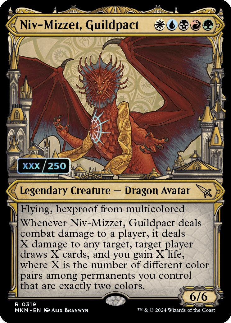 Niv-Mizzet, Guildpact (Serialized) [Murders at Karlov Manor] | Game Master's Emporium (The New GME)
