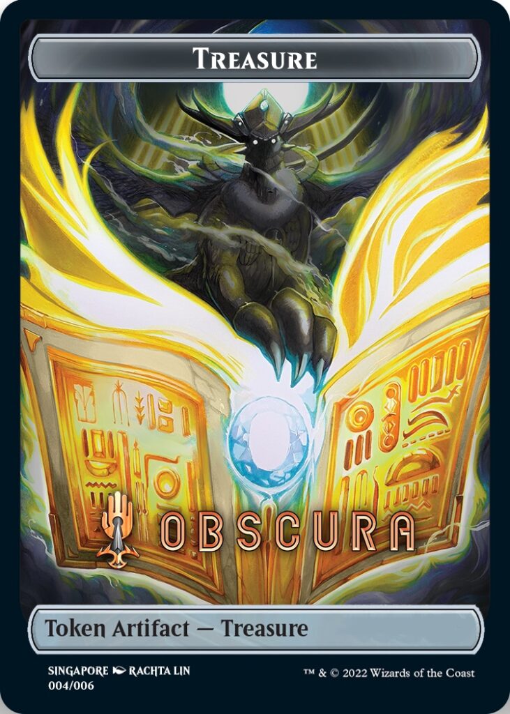 Treasure Token (Obscura) (Southeast Asia Artists) [Streets of New Capenna Tokens] | Game Master's Emporium (The New GME)