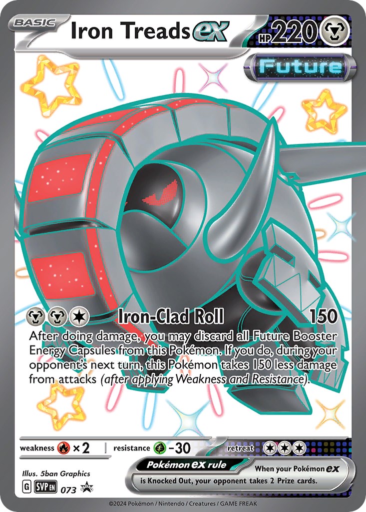 Iron Treads ex (073) [Scarlet & Violet: Black Star Promos] | Game Master's Emporium (The New GME)